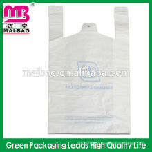 Customized Black t shirt bag multi-color printing T-shirt bag Enviromental material excellent quality vest bag